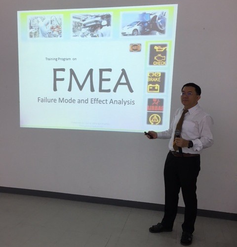 จัดการอบรมสัมมนาภายในบริษัทลูกค้า หลักสูตร FMEA